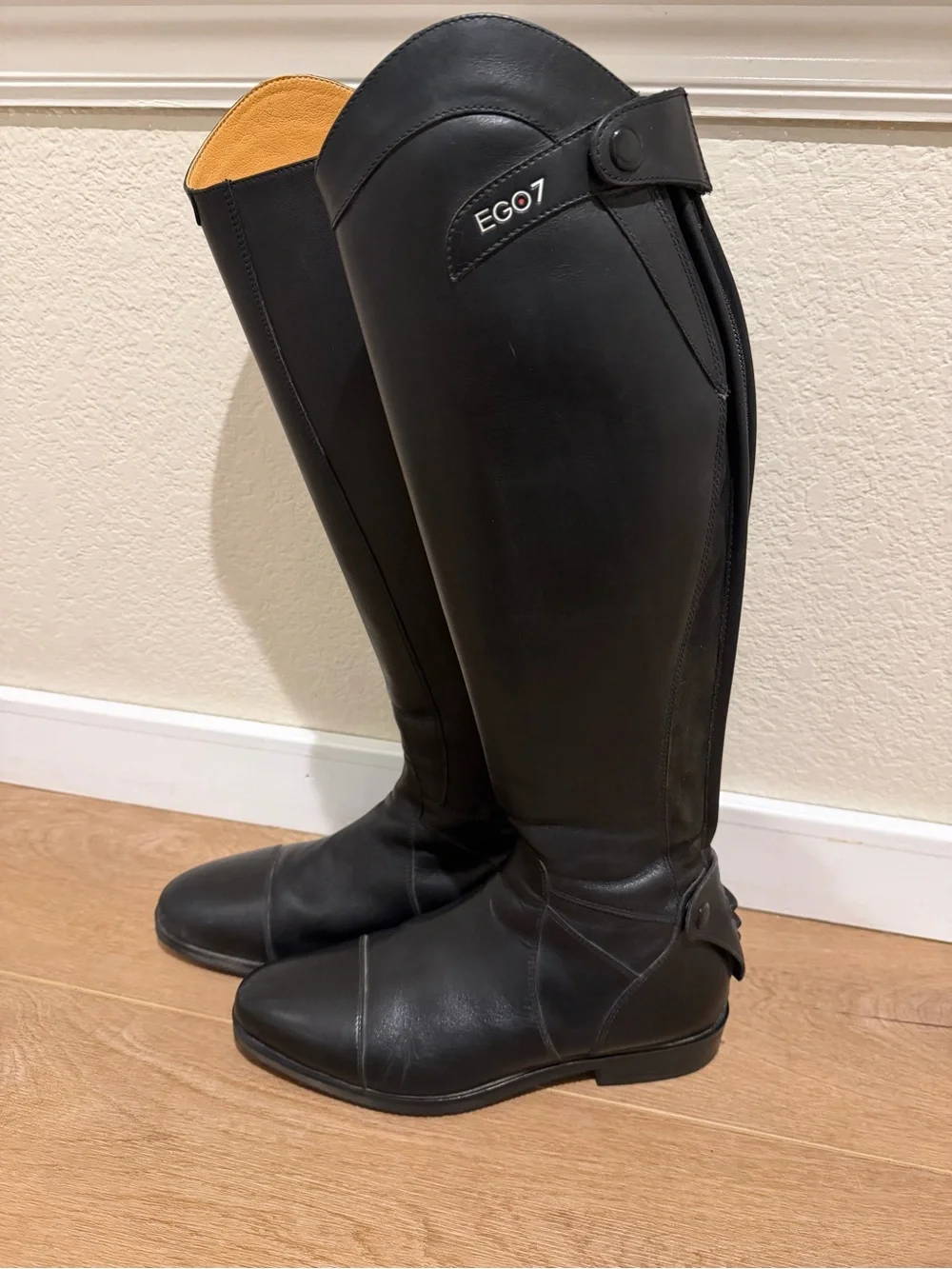 Black Ego7 Orion equestrian riding boots
